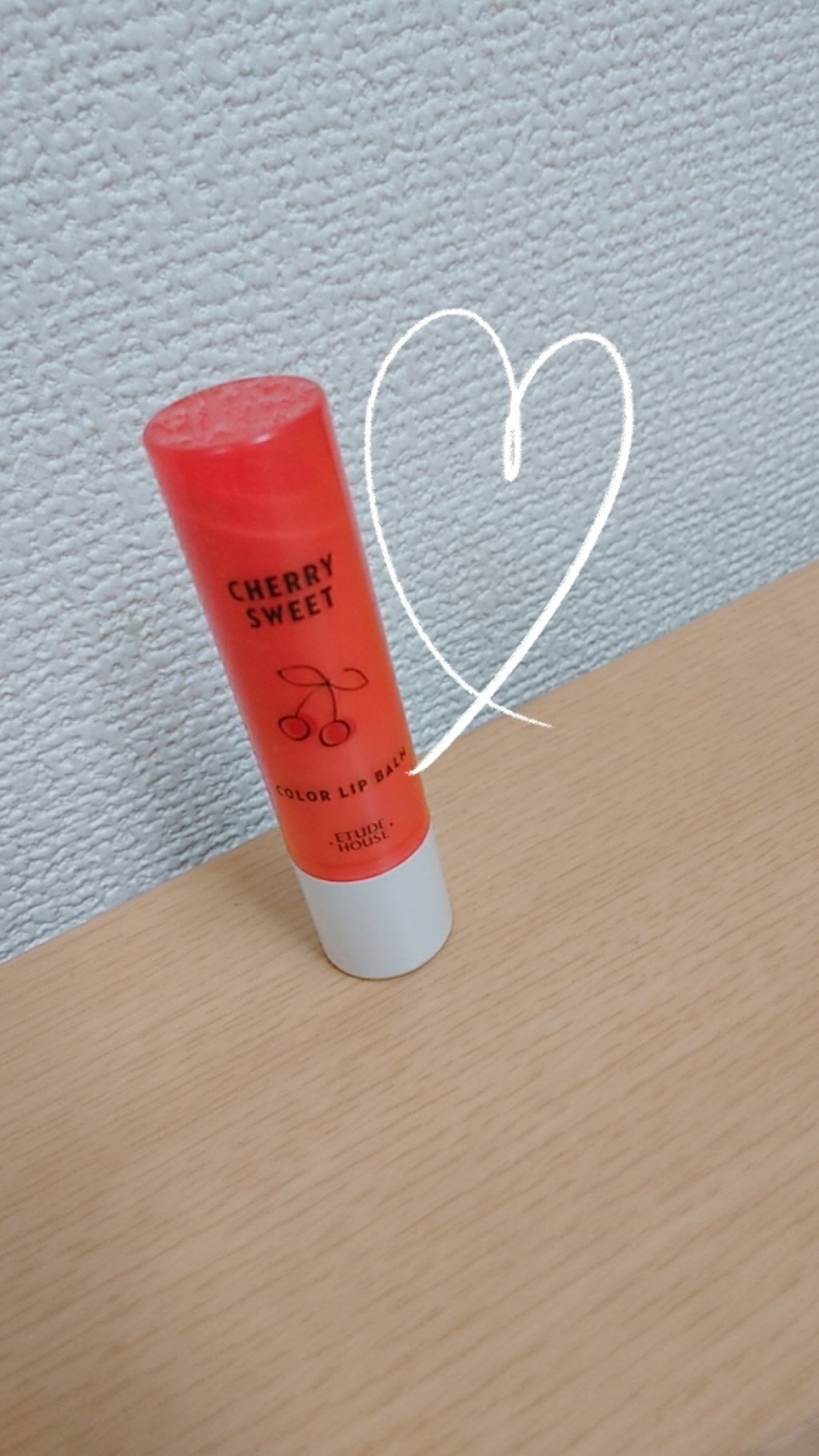 チェリースイート カラーリップバーム/ETUDE/口紅を使ったクチコミ（1枚目）