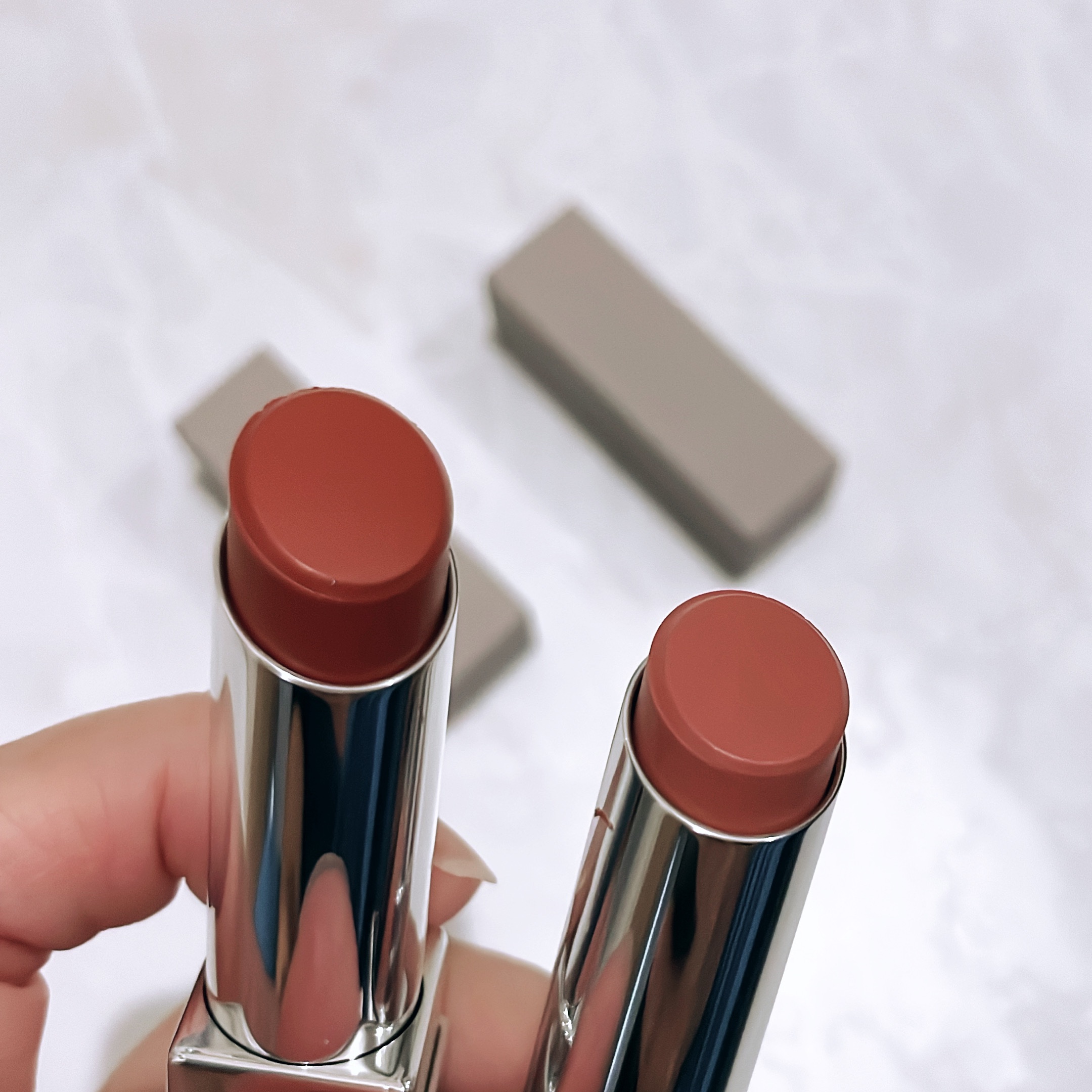 ナチュラルカラーリップ　/rafuna/口紅を使ったクチコミ（2枚目）