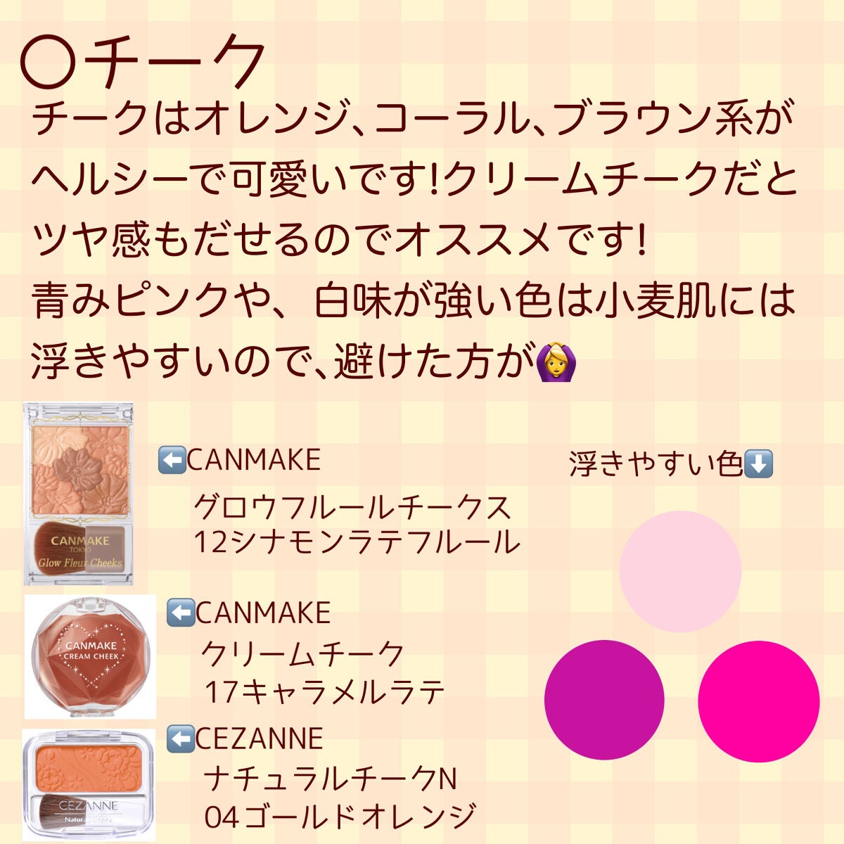 クリームチーク/キャンメイク/ジェル・クリームチークを使ったクチコミ(6枚目)