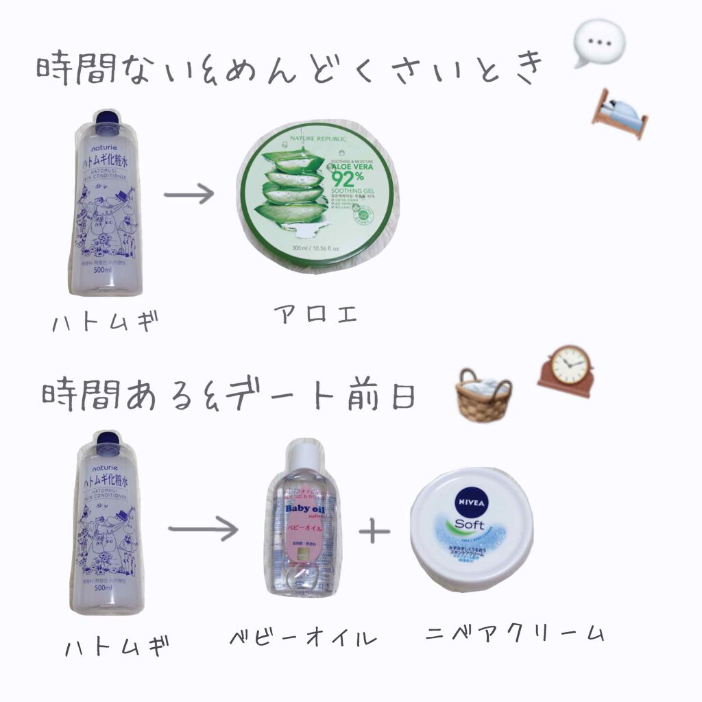 ハトムギ化粧水(ナチュリエ スキンコンディショナー R )/ナチュリエ/化粧水を使ったクチコミ(2枚目)