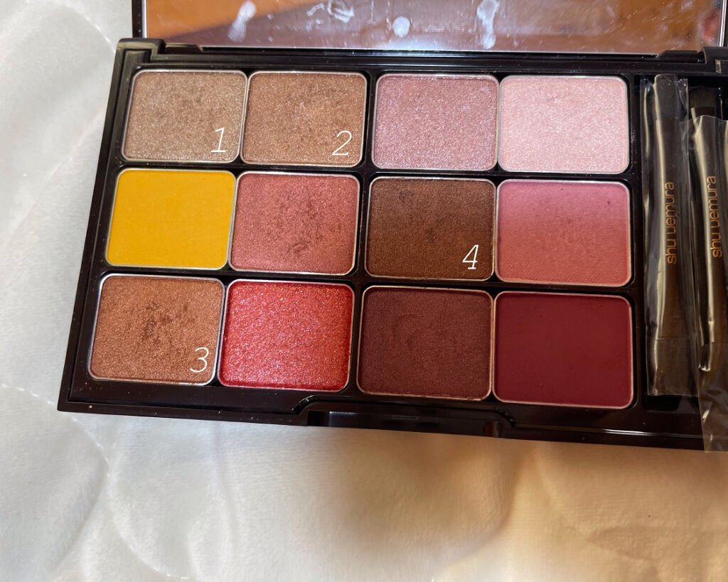 ピカシュウ アイ パレット‐サンダーショック/shu uemura/アイシャドウパレットを使ったクチコミ（3枚目）