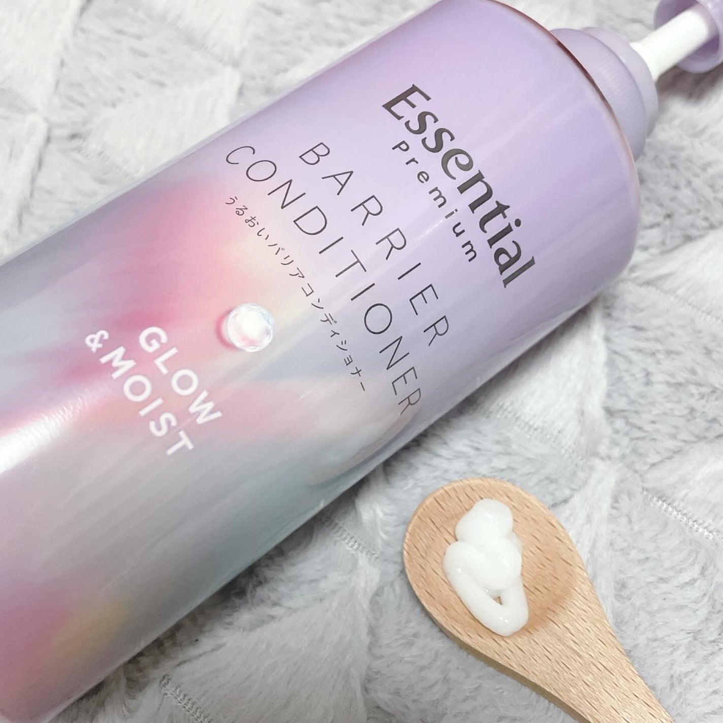 エッセンシャル プレミアム うるおいバリアシャンプー/コンディショナー グロウ&モイスト/エッセンシャル/市販シャンプーを使ったクチコミ(3枚目)