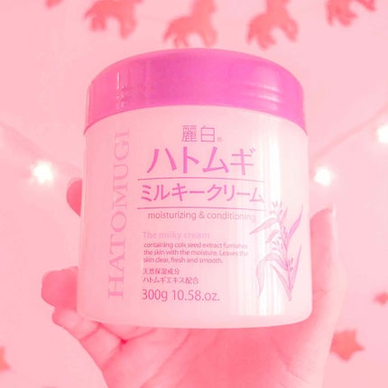 ハトムギミルキークリーム/麗白/ボディクリームを使ったクチコミ(1枚目)