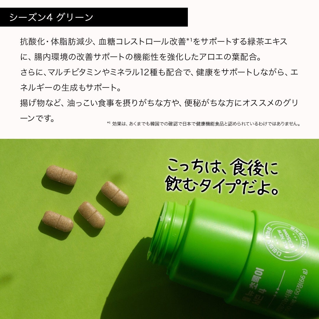 シーズン4ピンク/grn+/美容サプリメントを使ったクチコミ(6枚目)