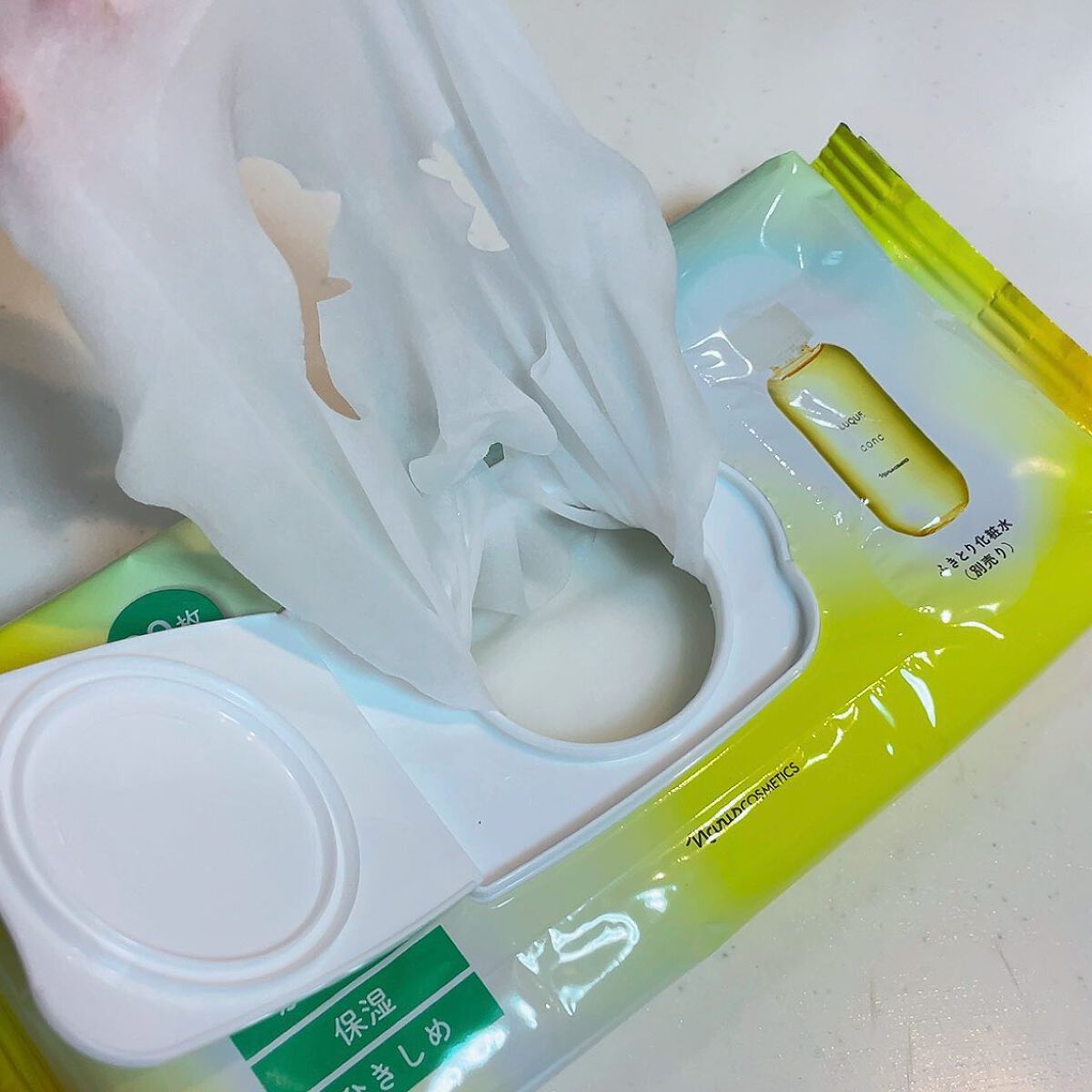 ルクエ ふきとり保湿マスク/ナリス化粧品/シートマスク・パックを使ったクチコミ(2枚目)