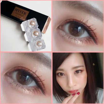 MYSTIC MOMOCOLOR/MYSTIC/カラーコンタクトレンズを使ったクチコミ(2枚目)