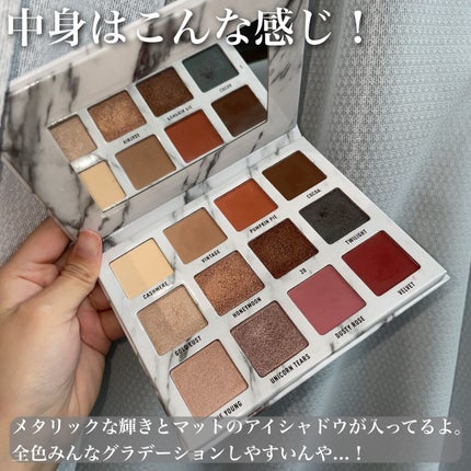 ヴィーナスマーブル12色アイシャドウパレット/Venus Marble/アイシャドウパレットを使ったクチコミ(2枚目)
