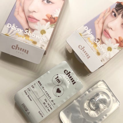 Daisy Shower 1Day/chuu LENS/ワンデー(1DAY)カラコンを使ったクチコミ(3枚目)