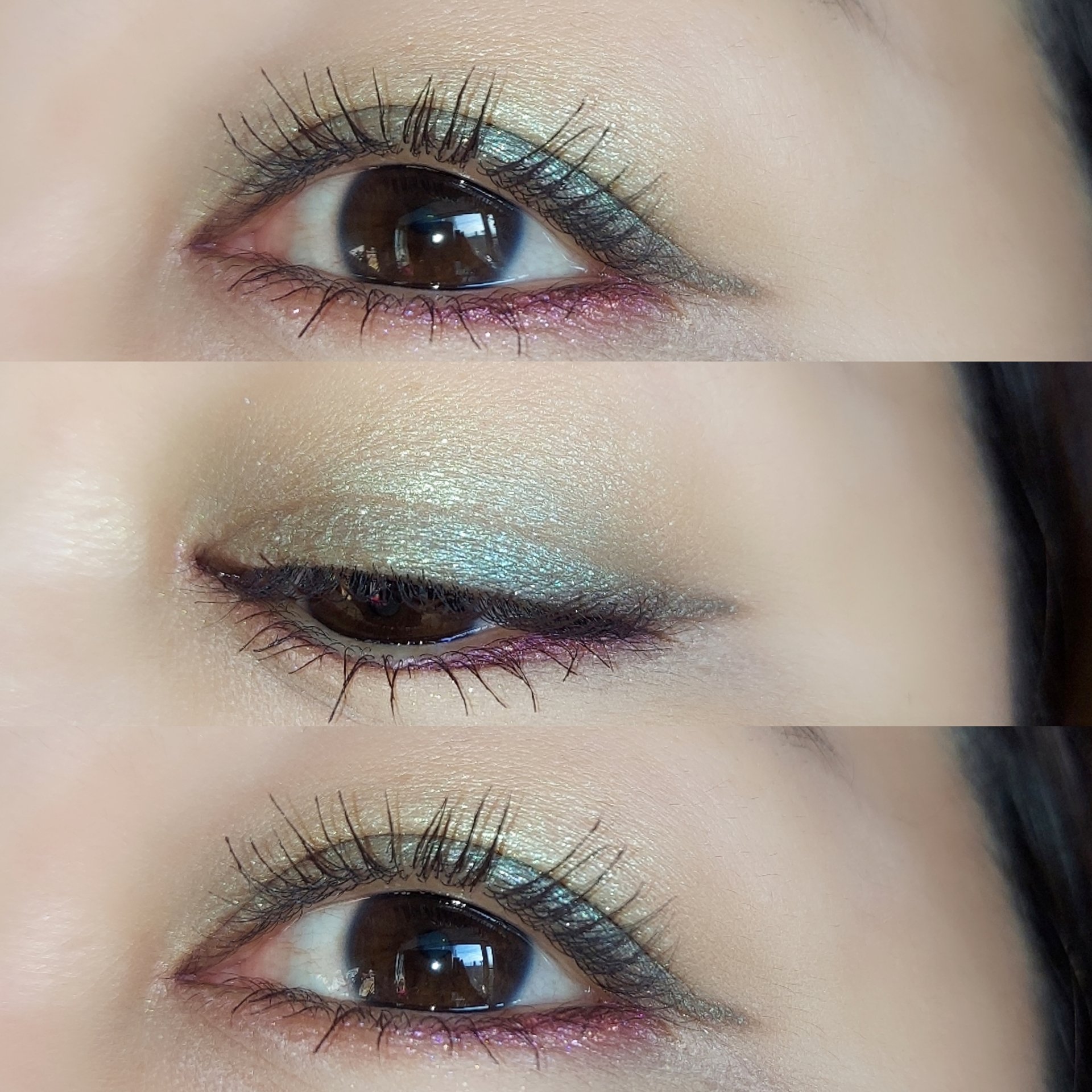 ダンシング ディメンションズ アイシャドウパレット/RMK/アイシャドウパレットを使ったクチコミ（3枚目）