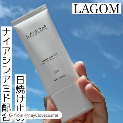 サンジェル プラス SPF50+ PA++++/LAGOM /日焼け止めジェルを使ったクチコミ(1枚目)