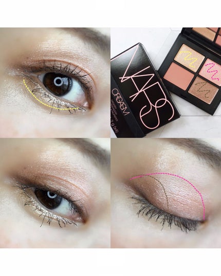 クワッドアイシャドー/NARS/アイシャドウパレットを使ったクチコミ(2枚目)