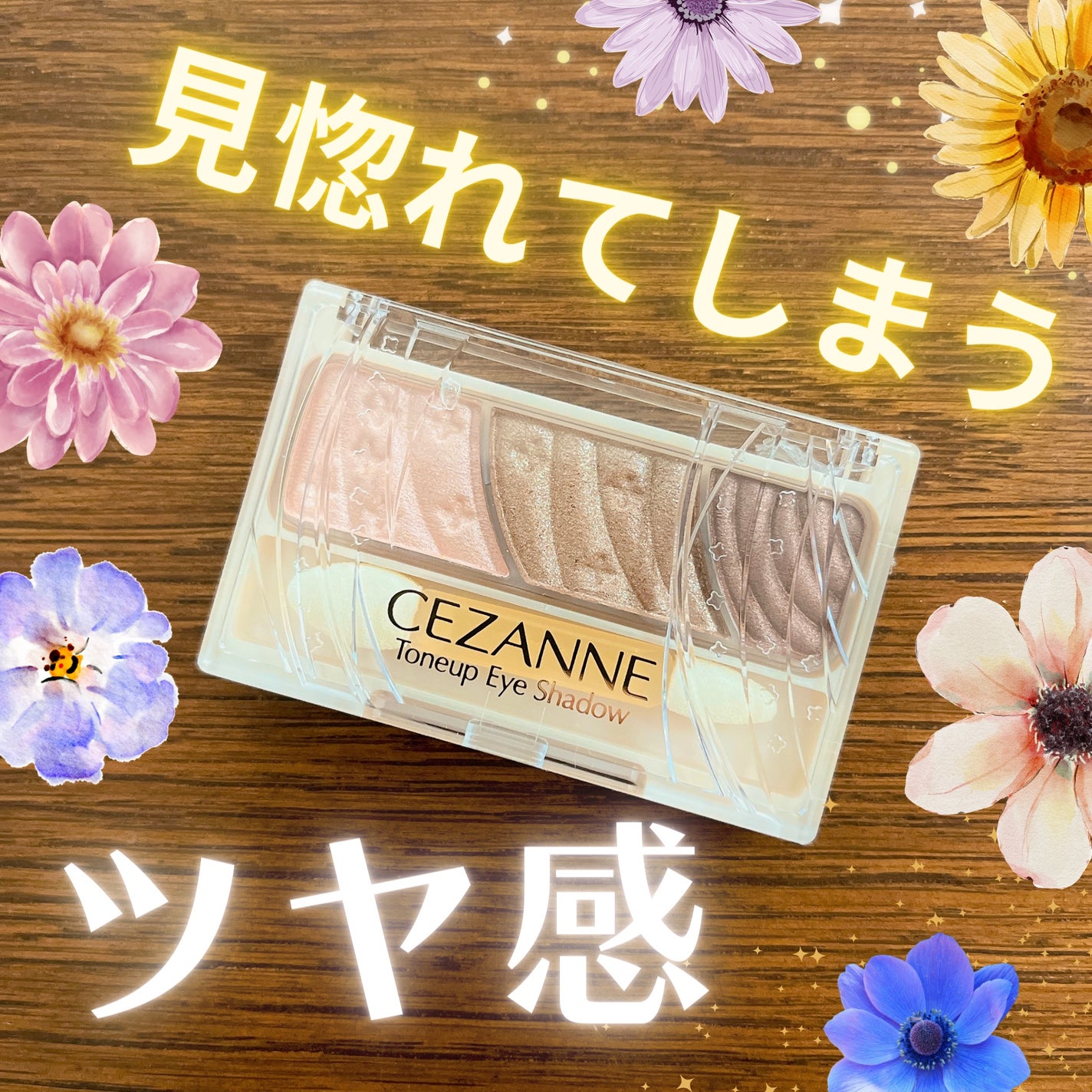 トーンアップアイシャドウ/CEZANNE/アイシャドウパレットを使ったクチコミ(1枚目)