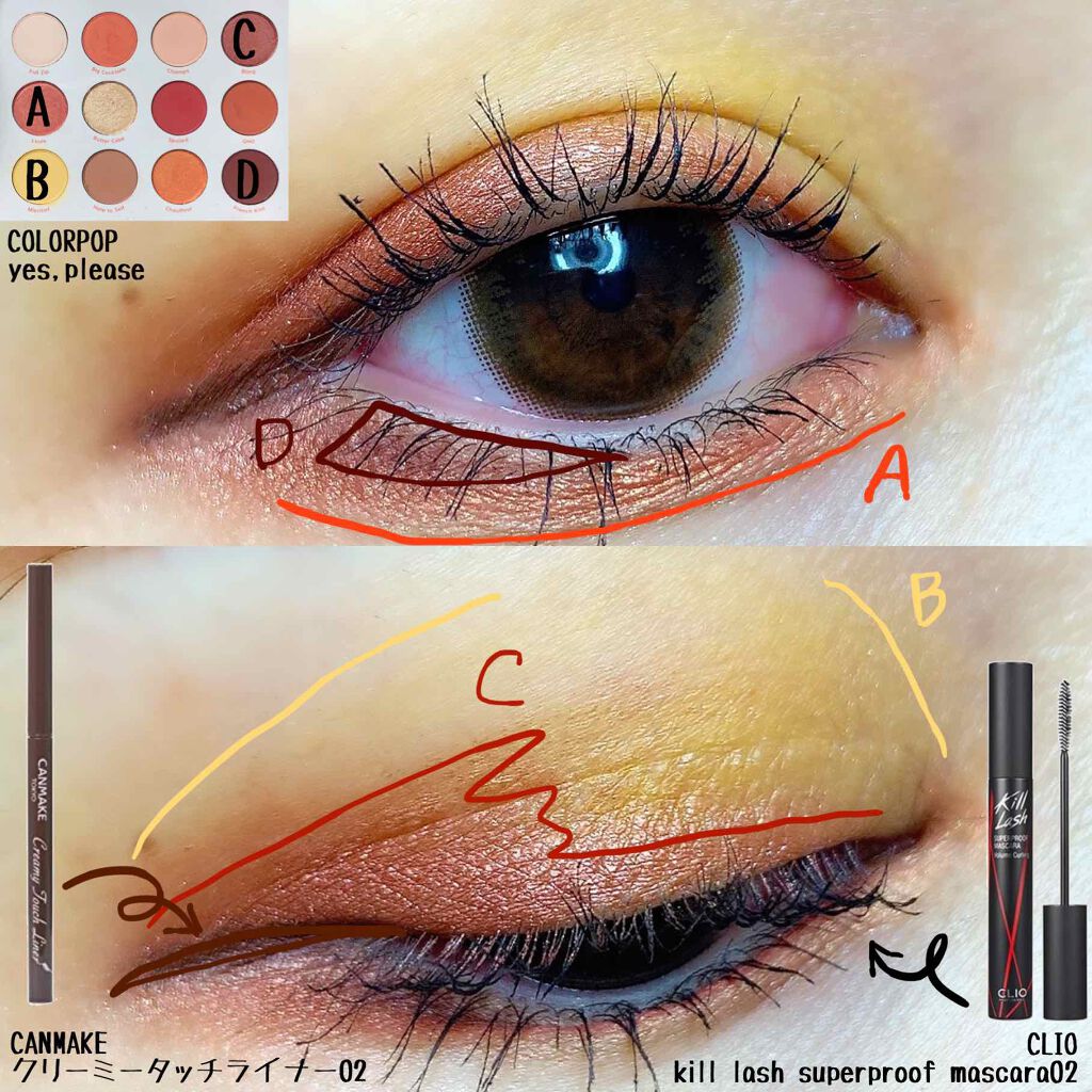 Yuki on LIPS 「#今日のメイク#メイクレシピ☀️アイシャドウ#COLO..」(2枚目)