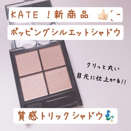 ケイト ポッピングシルエットシャドウ/KATE/アイシャドウパレットを使ったクチコミ(1枚目)