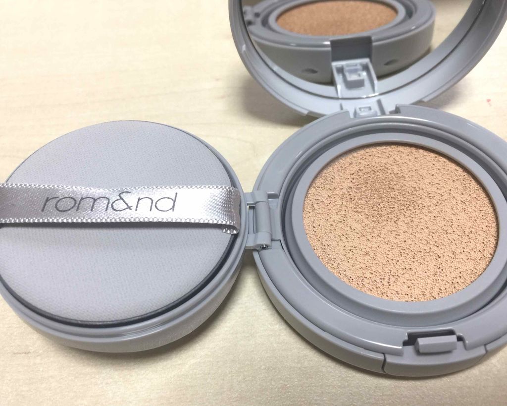 ゼロクッション/rom&nd/クッションファンデーションを使ったクチコミ(2枚目)