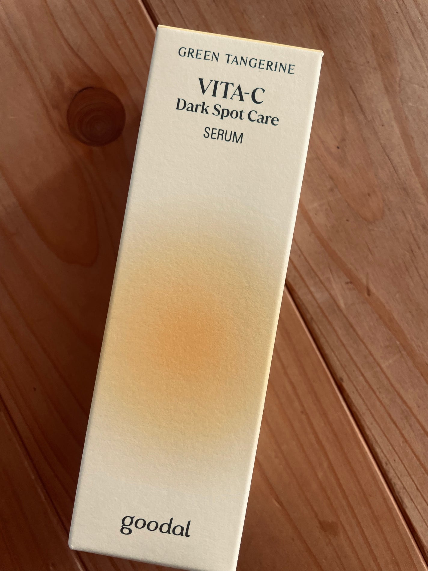 グリーンタンジェリン ビタC ダークスポットケアセラム/goodal/美容液を使ったクチコミ(1枚目)