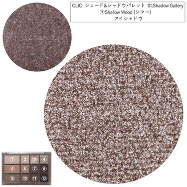 シェード アンド シャドウ パレット 01 SHADOW GALLERY/CLIO/アイシャドウパレットの画像