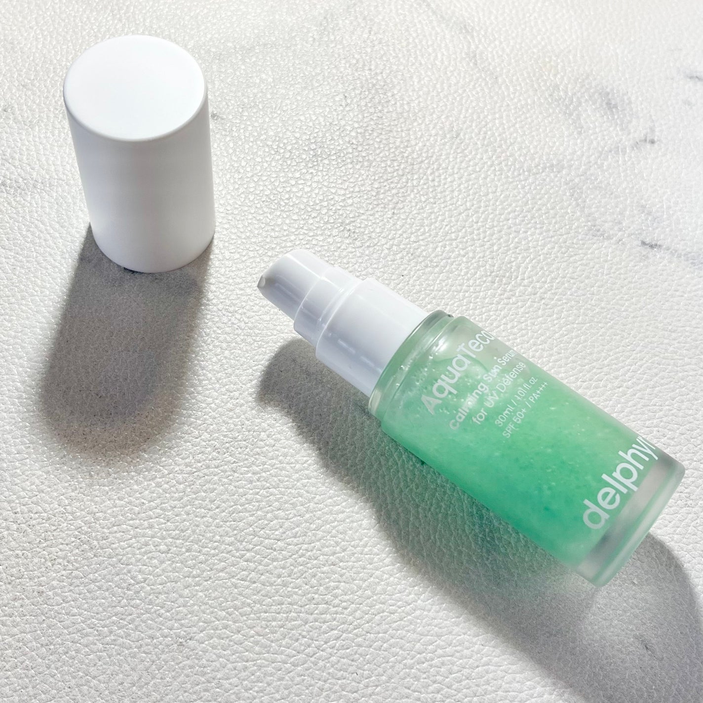 AquaTeca calming sun serum/Delphyr/日焼け止めローションを使ったクチコミ(5枚目)