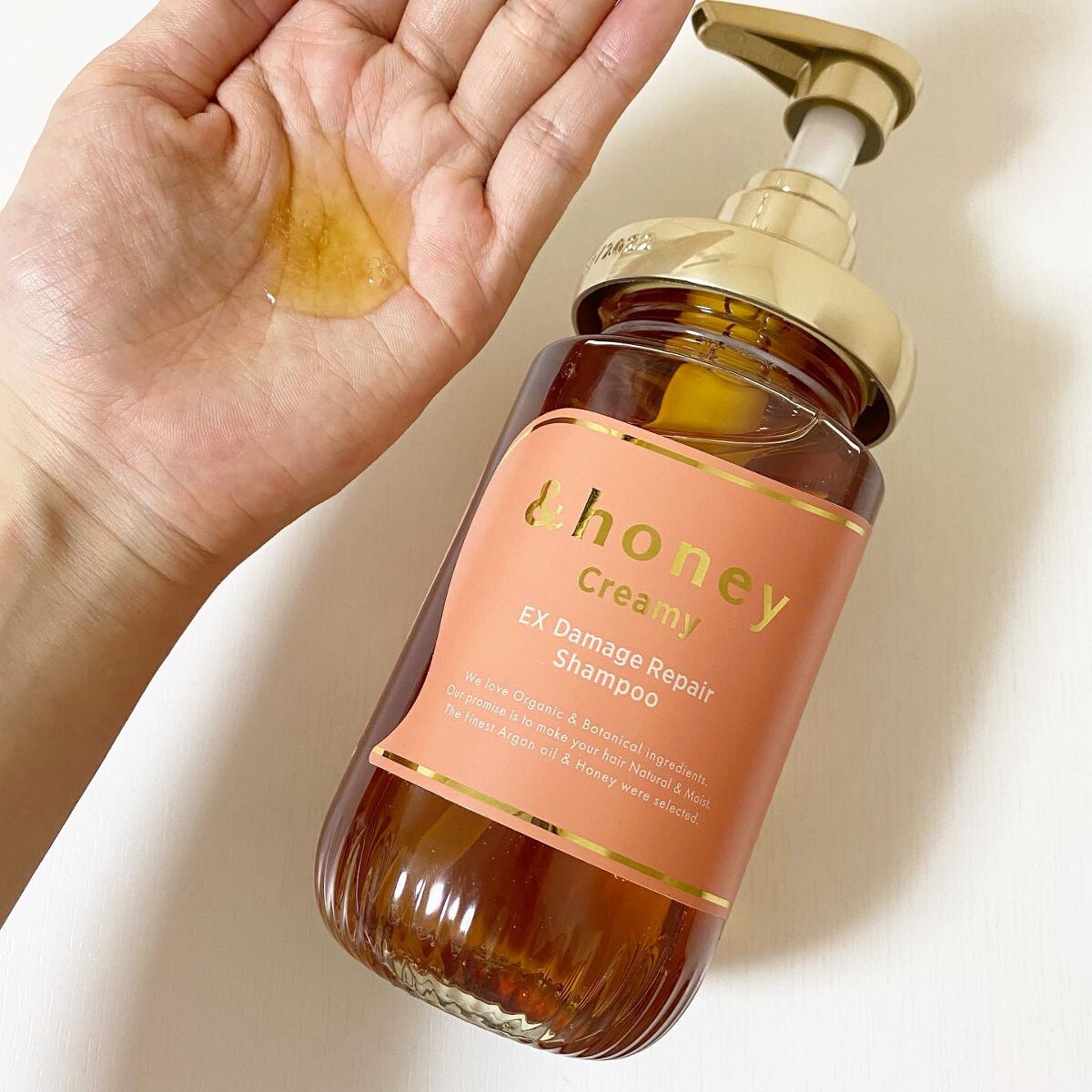 Creamy EXダメージリペアシャンプー1.0/ヘアトリートメント2.0/&honey/市販シャンプーを使ったクチコミ(2枚目)