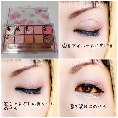 プロ アイ パレット 102 CHERISH SPRING/CLIO/アイシャドウパレットを使ったクチコミ（3枚目）