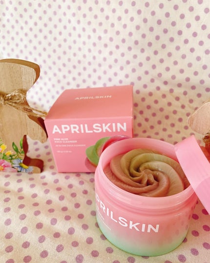 ピンクアロエメレンゲクレンザー/APRILSKIN/その他洗顔料を使ったクチコミ(4枚目)