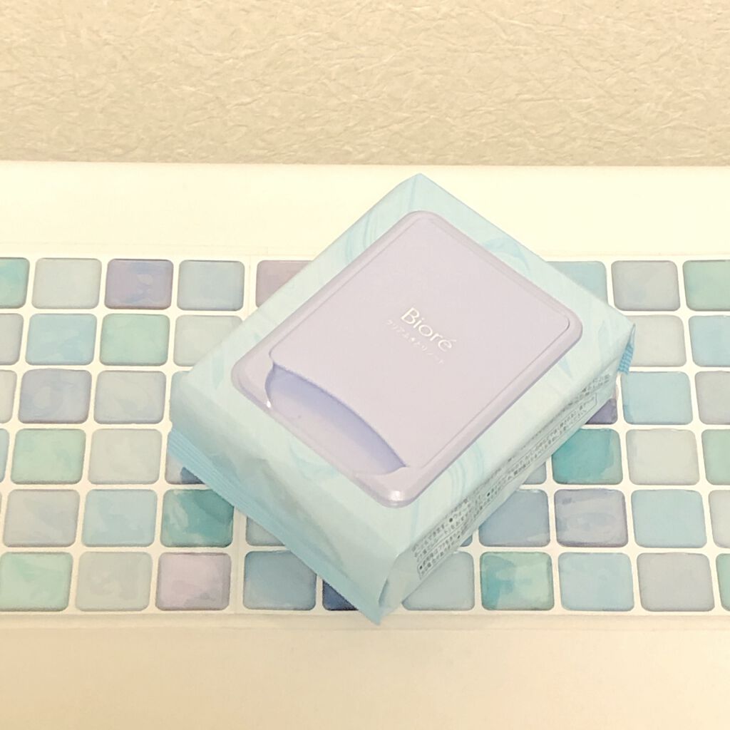 クリアふきとりシート 32枚/ビオレ/クレンジングシートを使ったクチコミ（1枚目）