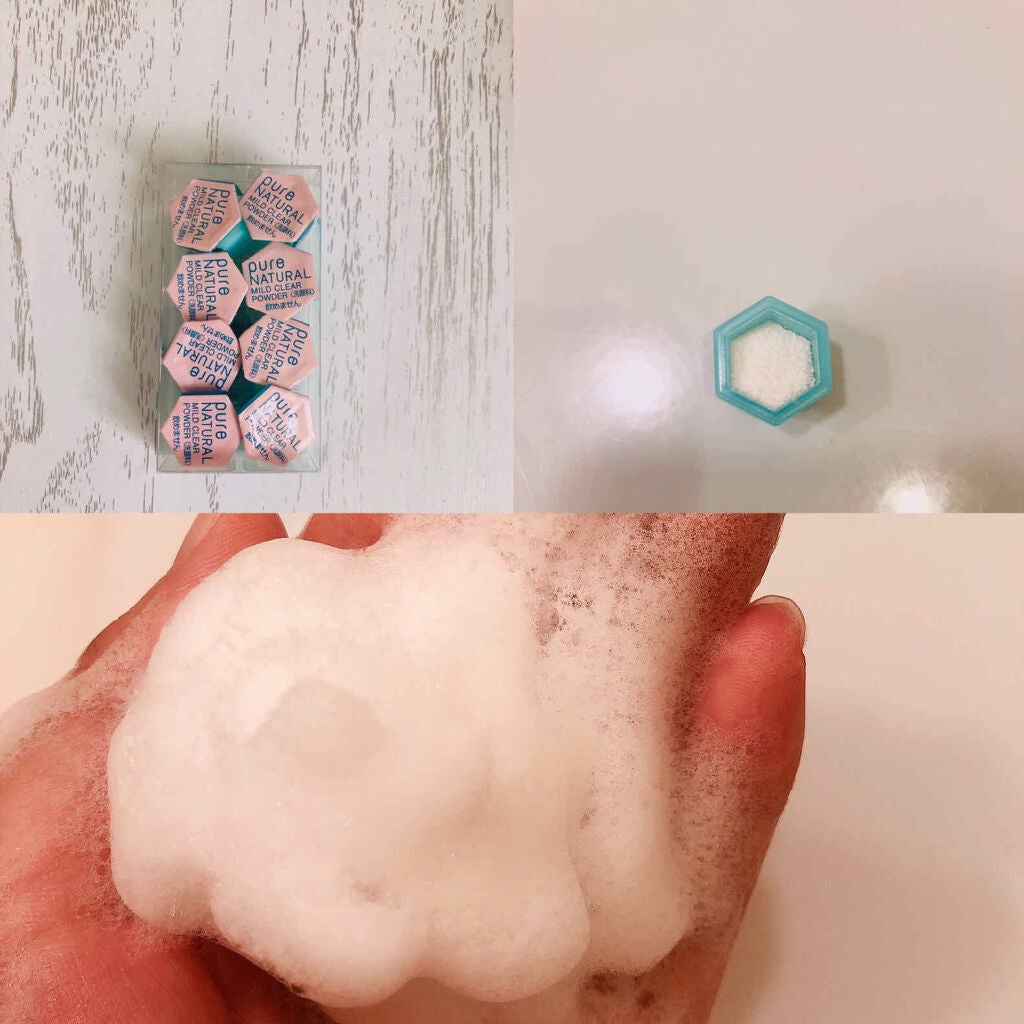 ピュアナチュラル マイルドクリアパウダー/TWANY/洗顔パウダーを使ったクチコミ(1枚目)