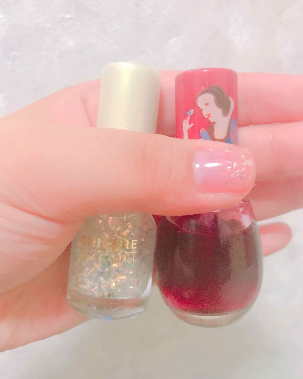 ネイル エナメル/ちふれ/マニキュアを使ったクチコミ（3枚目）