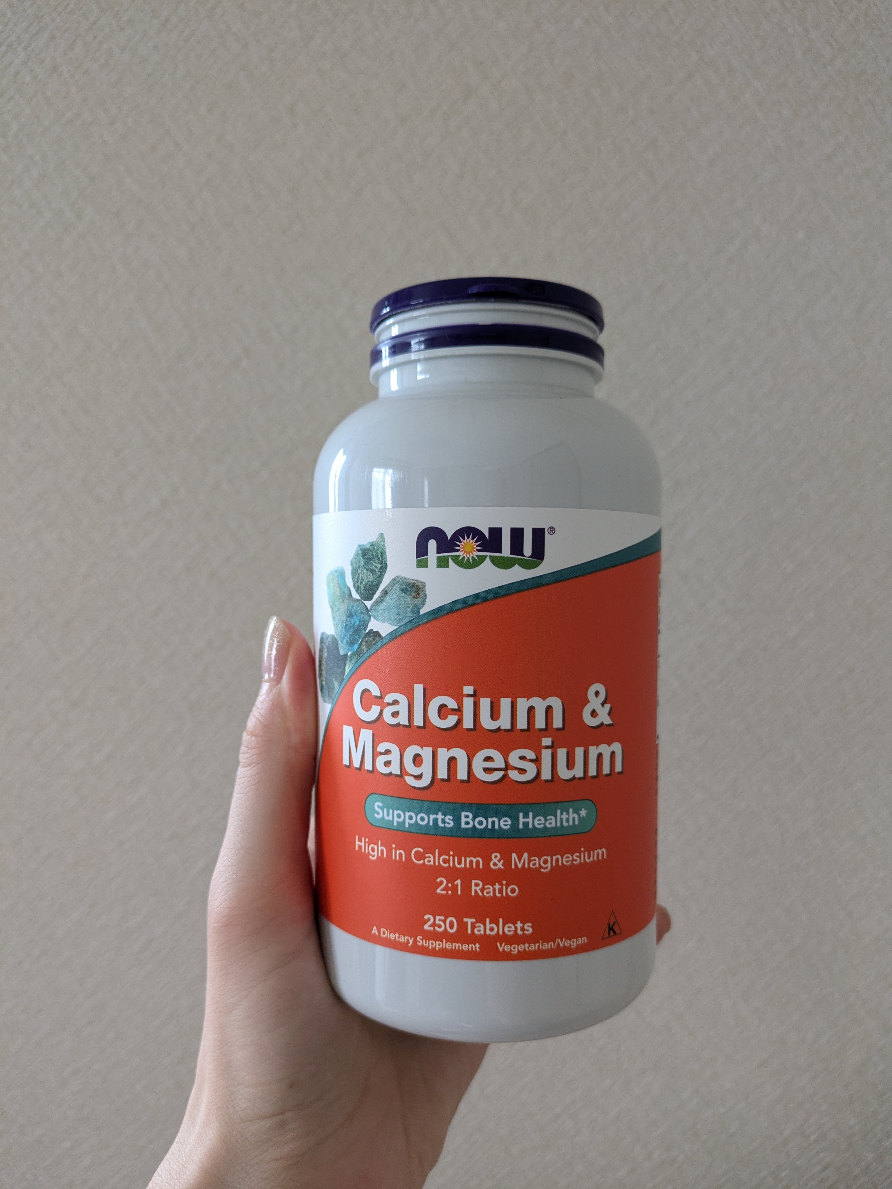 カルシウム&マグネシウム/Now Foods/健康サプリメントを使ったクチコミ（2枚目）