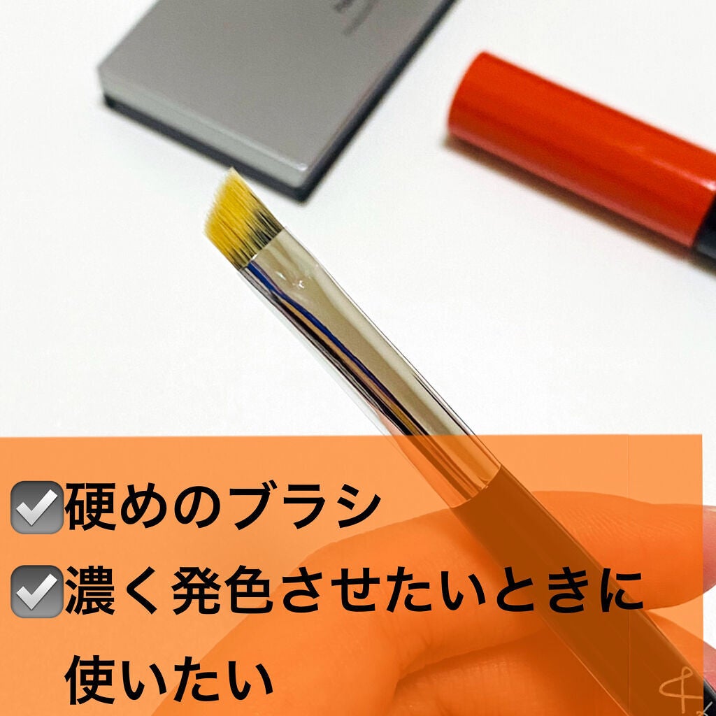 ダブルエンドアイブロウブラシ熊野筆/&be/メイクブラシを使ったクチコミ(3枚目)