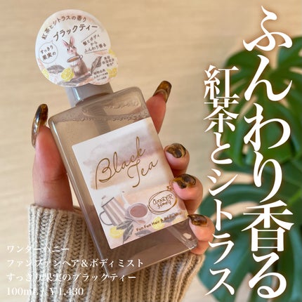 ワンダーハニー ファンファンヘア&ボディミスト すっきり果実のブラックティー/VECUA Honey/香水(レディース)を使ったクチコミ(1枚目)