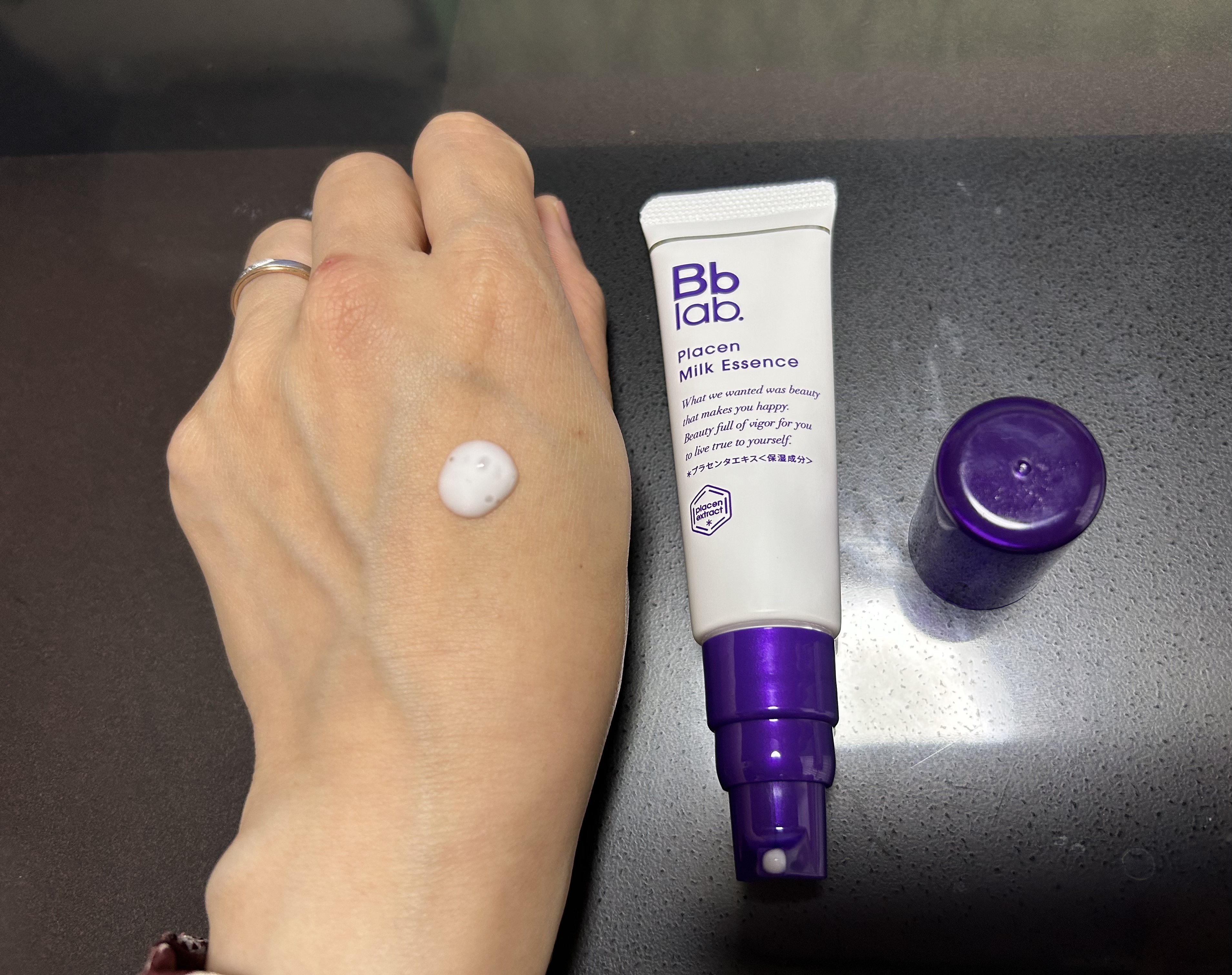 プラセンミルクエッセンス/Bb lab./美容液を使ったクチコミ（2枚目）