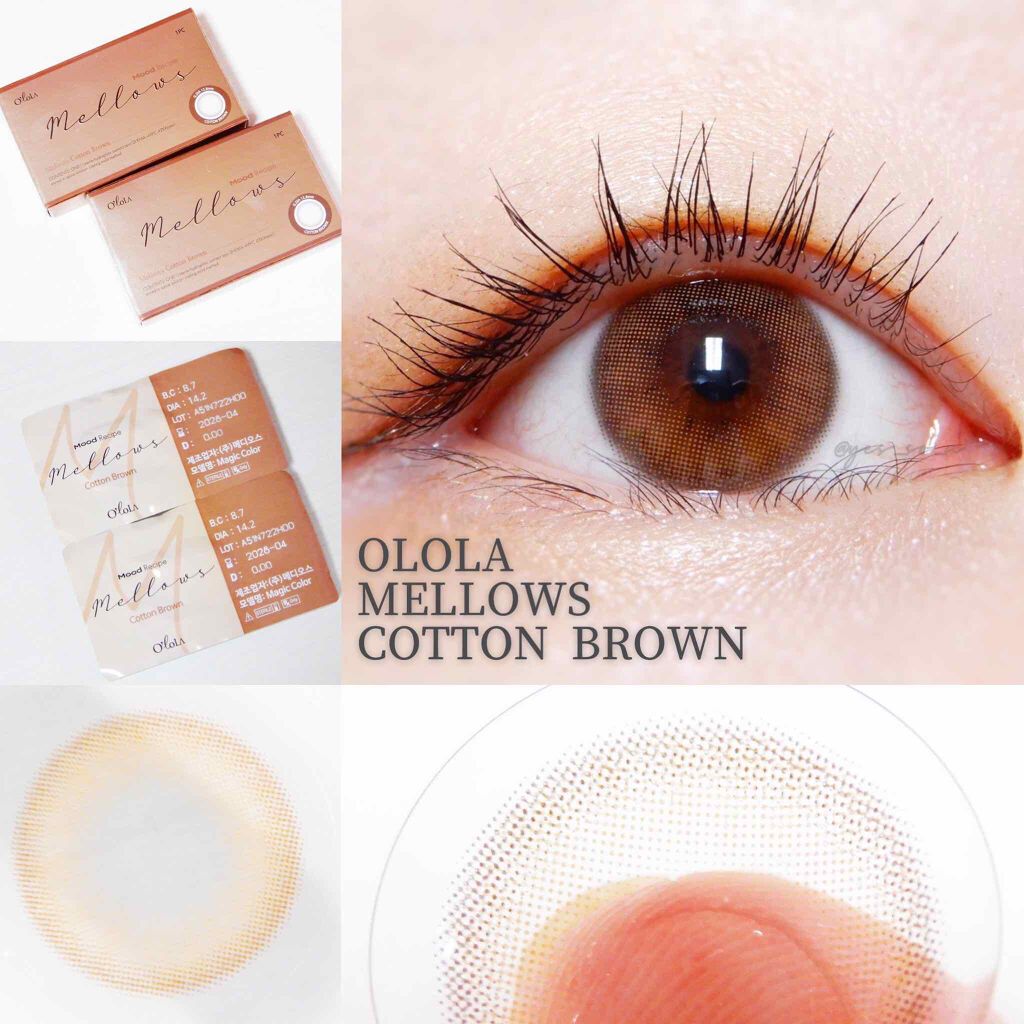 メローズ(Mellows)/OLOLA/カラーコンタクトレンズを使ったクチコミ(2枚目)