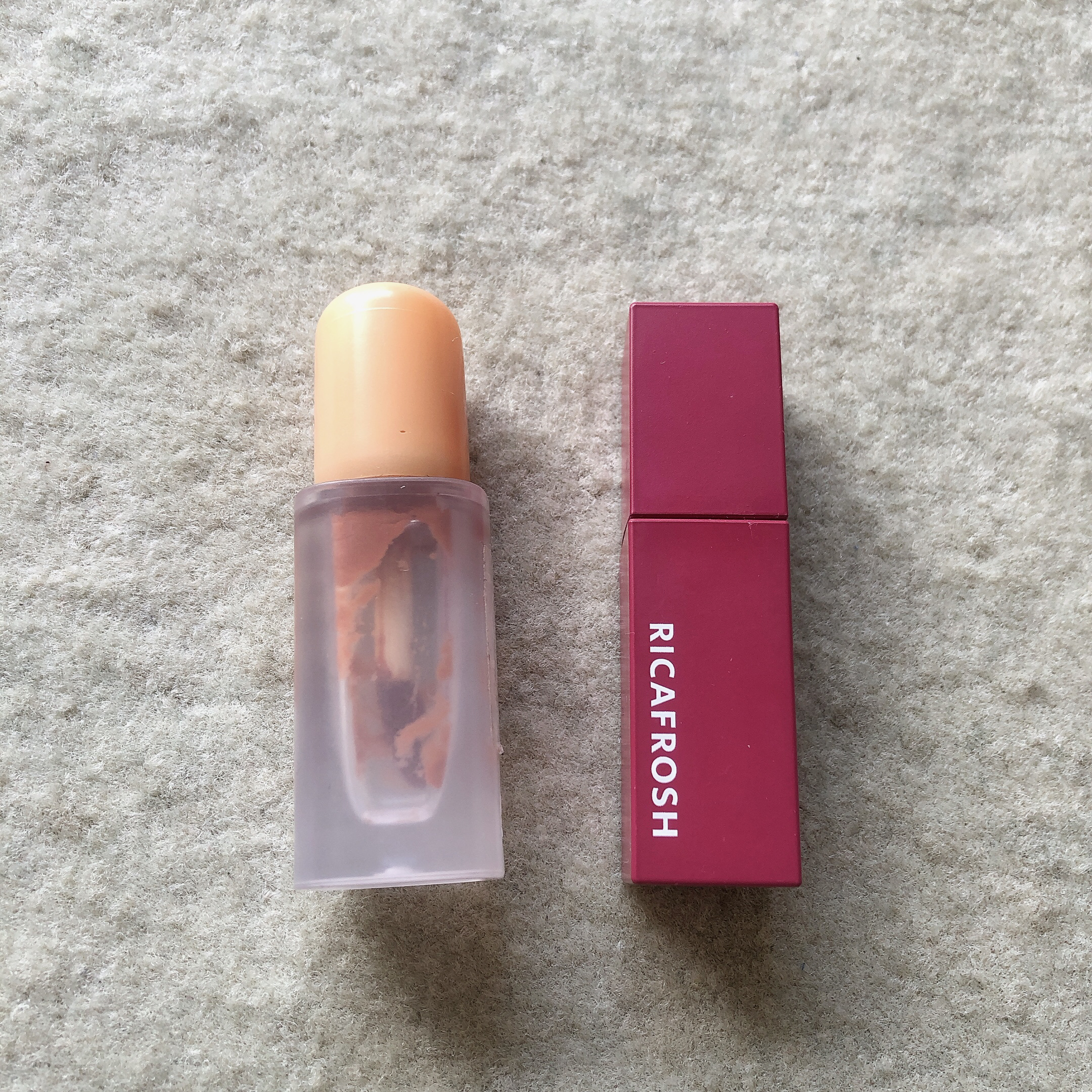 ジューシーリブティント/RICAFROSH/リップティントを使ったクチコミ（1枚目）