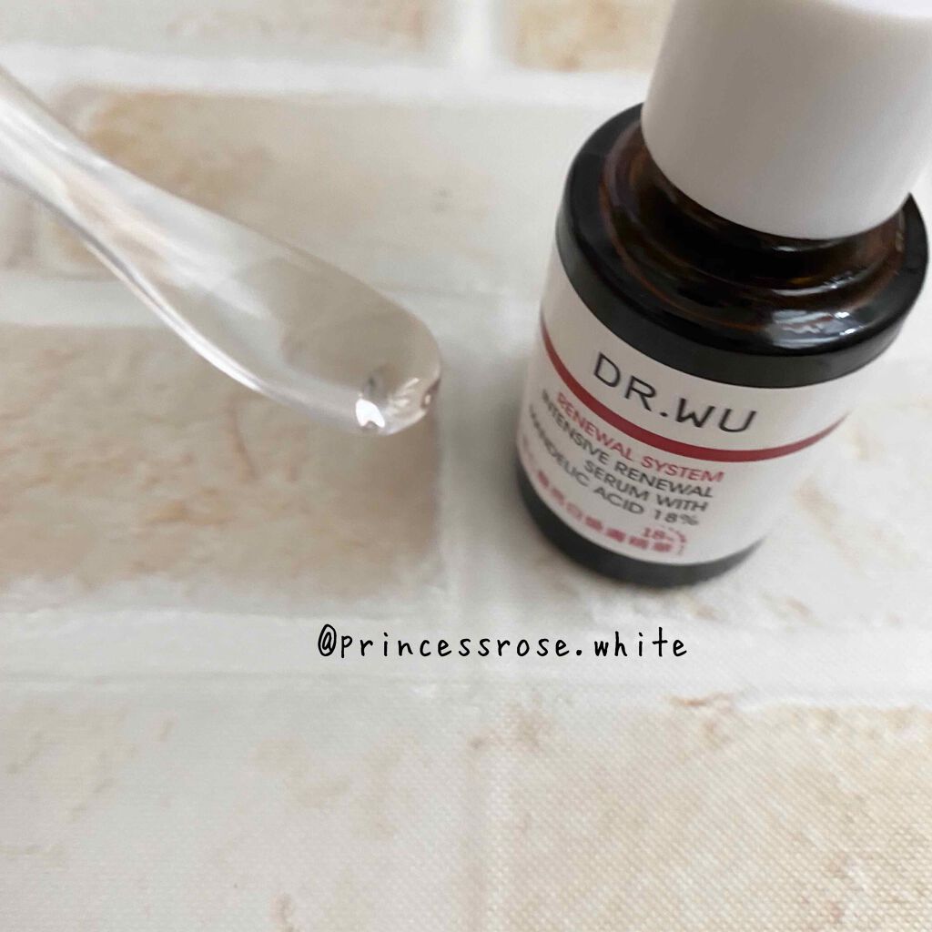 マンデリック インテンシブ 18%セラム/DR.WU/美容液を使ったクチコミ(3枚目)