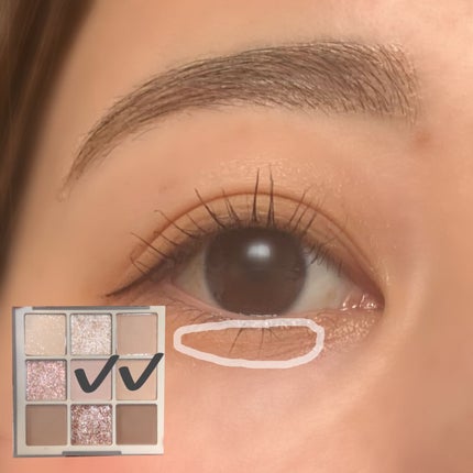 シャドウパレット/dasique/アイシャドウパレットを使ったクチコミ(4枚目)