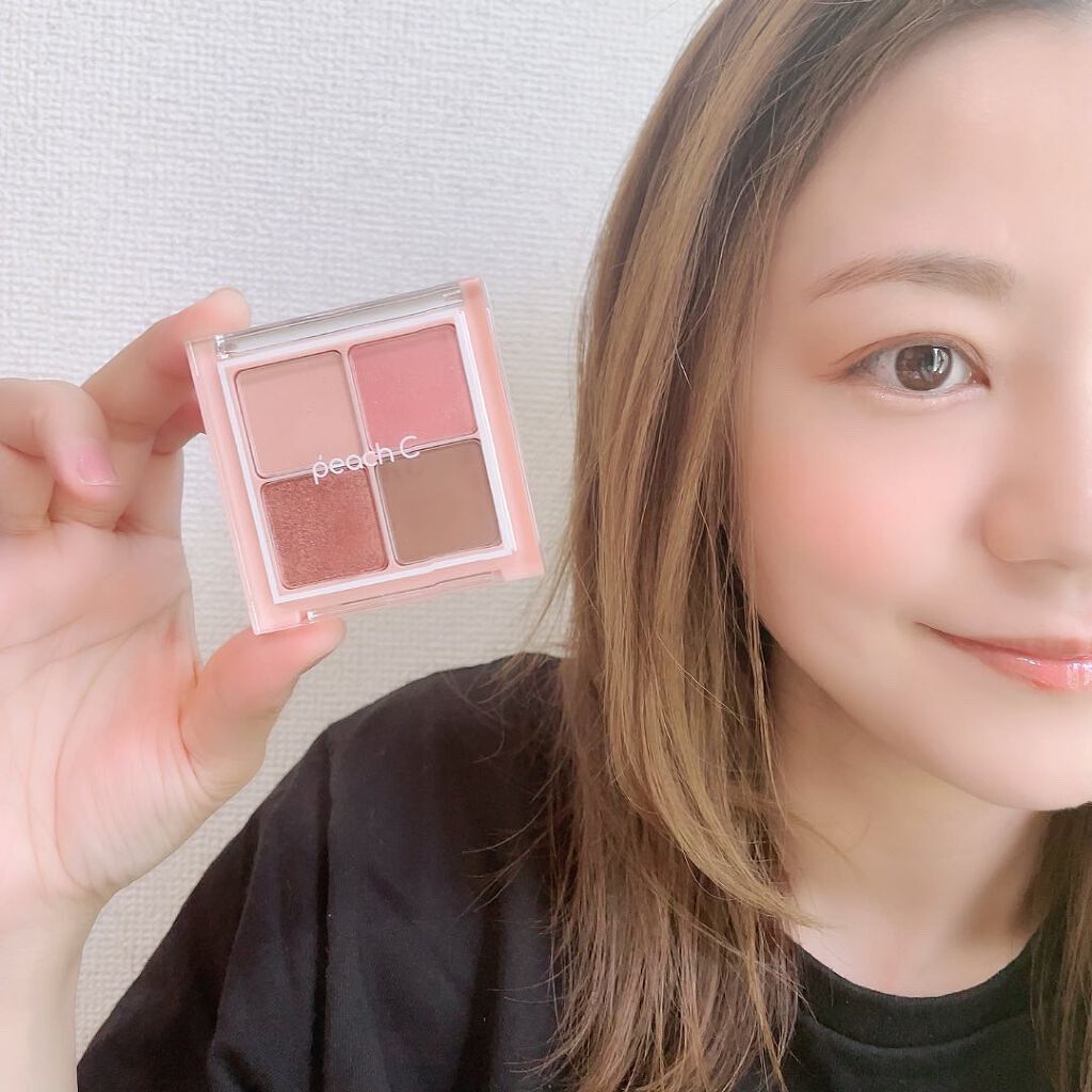 フォーリング イン アイシャドウ パレット/Peach C/アイシャドウパレットを使ったクチコミ(5枚目)