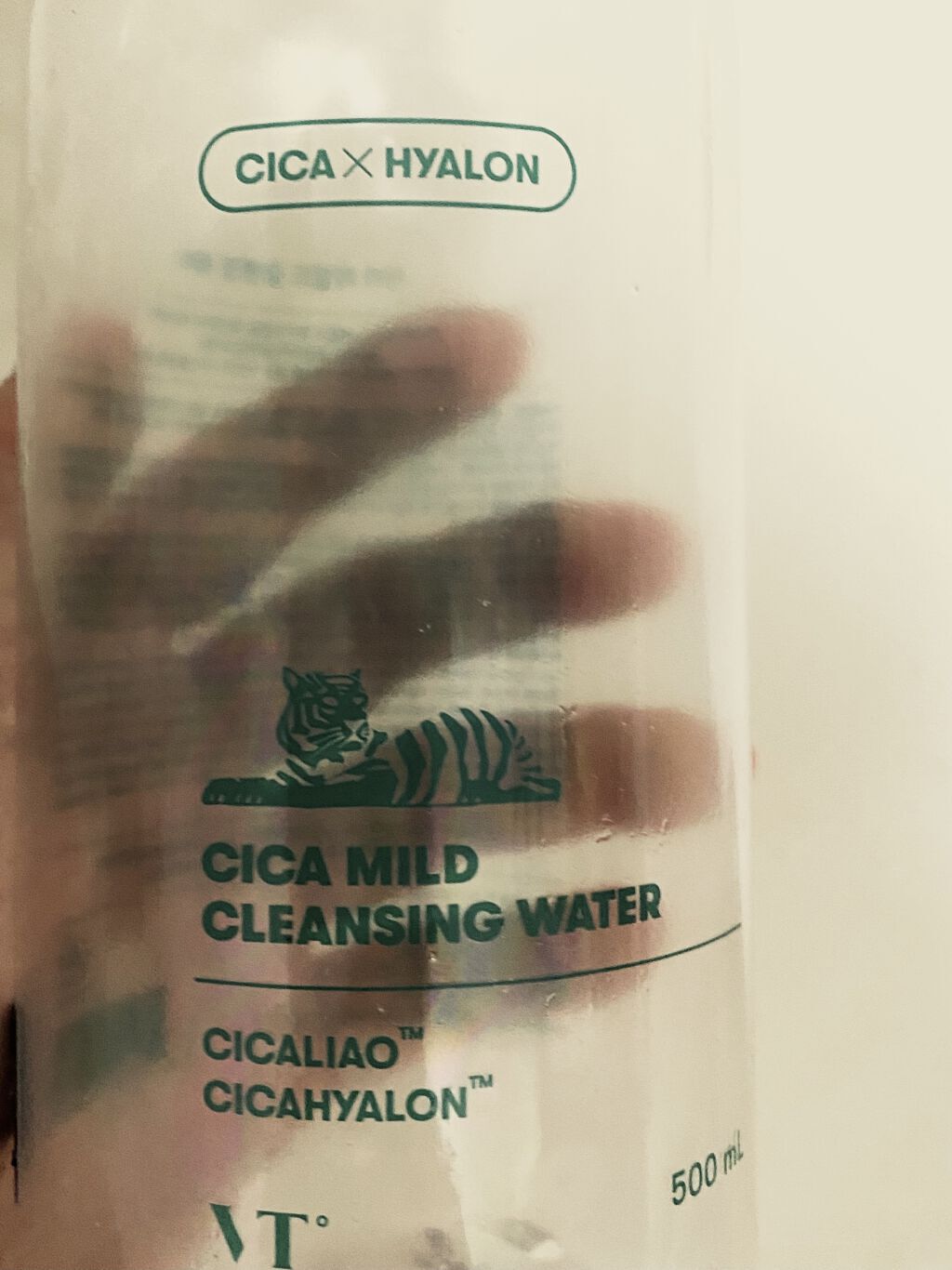 CICA マイルドクレンジングウォーター/VT/クレンジングウォーターを使ったクチコミ（1枚目）