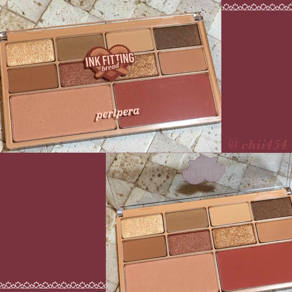 インク フィッティング カラー パレット/PERIPERA/アイシャドウパレットを使ったクチコミ（2枚目）