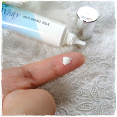 Perfect Whity　WHITE WRINKLE CREAM/R&/フェイスクリームを使ったクチコミ（1枚目）