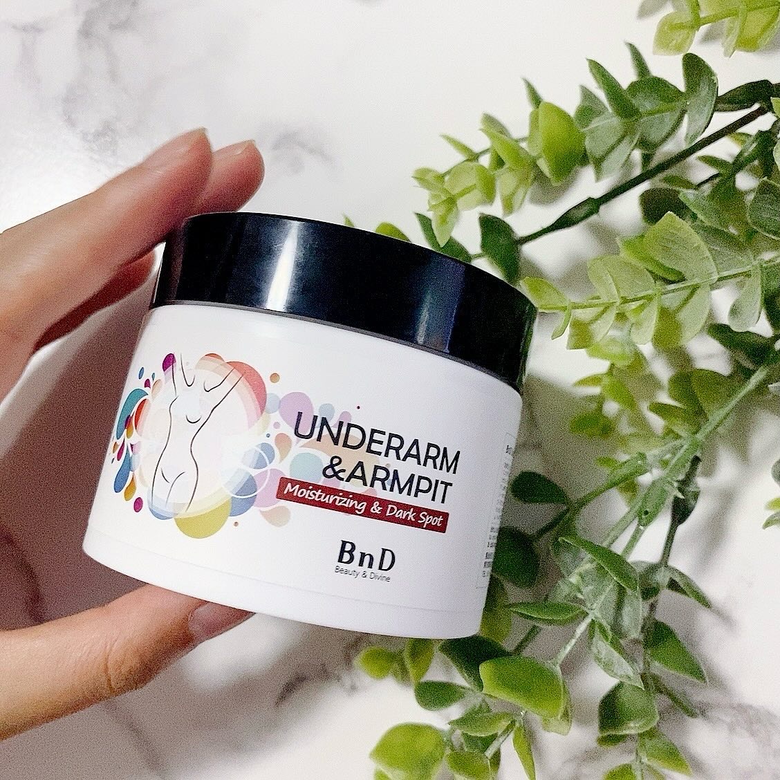 BnDアンダーアームクリーム(ボディクリーム)/BnD/デリケートゾーンケアを使ったクチコミ（1枚目）