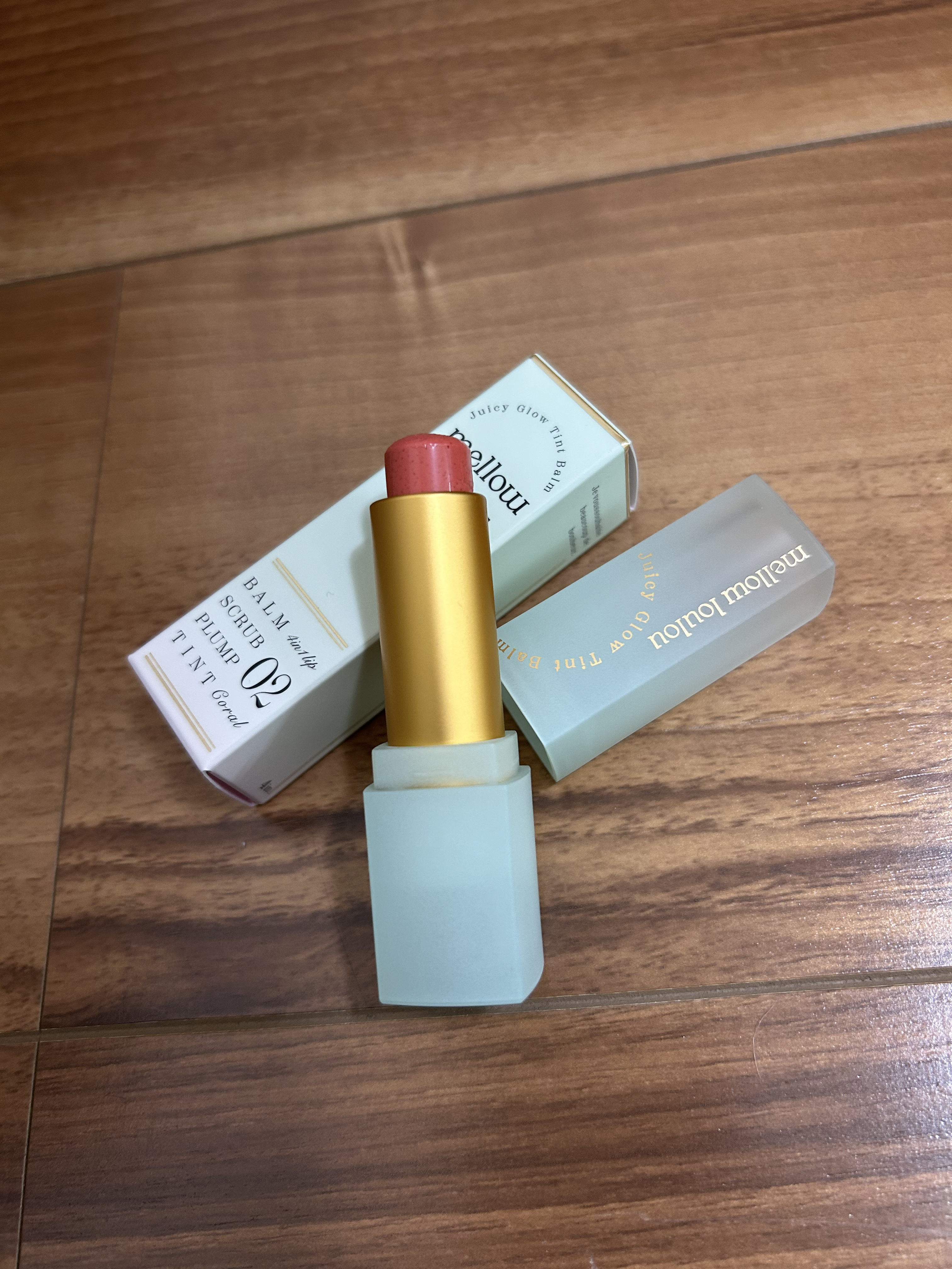 ジューシーグロウティントバーム/mellow loulou/リップバームを使ったクチコミ（3枚目）