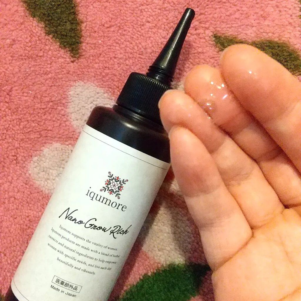ナノグロウリッチ/iqumore/頭皮ローションを使ったクチコミ（3枚目）