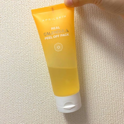 リアルカレンデュラピールオフパック/APRILSKIN/ピーリングを使ったクチコミ(1枚目)