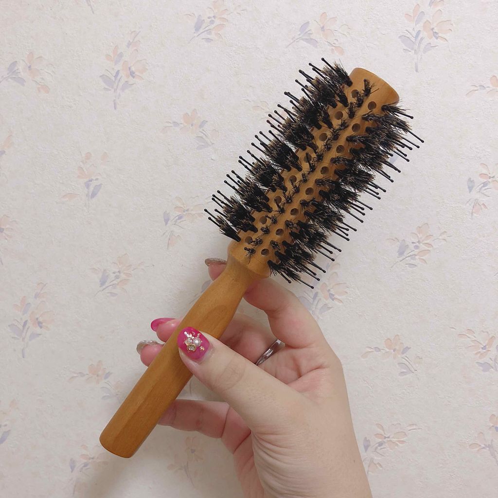 ふんわり天然毛のミックスロールブラシ/マペペ/ヘアブラシを使ったクチコミ（1枚目）