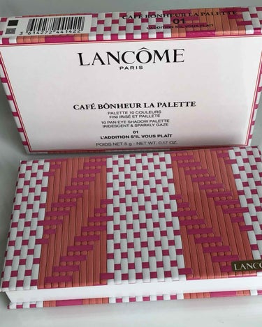 LANCOME カフェ ボヌール アイ パレットのクチコミ「この前のチークの時に一緒に買ってました🌷

🌹ランコム  カフェボヌールアイパレット🌹


こ.....」（1枚目）