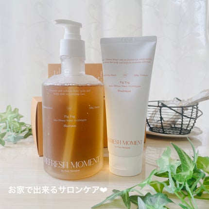 リフレッシュモーメントパフュームシャンプー/トリートメント Fig Fog/Free Moment /市販シャンプーを使ったクチコミ(7枚目)