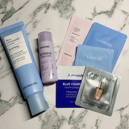 mamonde blue chamomile soothing repair cream/Mamonde/フェイスクリームを使ったクチコミ(1枚目)