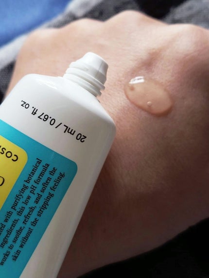 弱酸性グッドモーニングジェルクレンザー/COSRX/洗顔フォームを使ったクチコミ(3枚目)