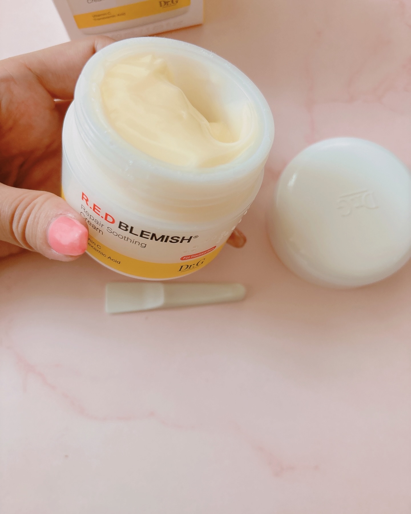 レッドブレミッシュ リペアスージングクリーム/Dr.G/フェイスクリームを使ったクチコミ（2枚目）